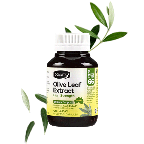 Comvita Olive Leaf Extract High Strength Capsules - Go Vita Batemans Bay