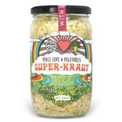 Peace Love & Vegetables Dill Superkraut - Go Vita Batemans Bay