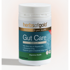 Herbs of Gold Gut Care Powder Vanilla 150g - Go Vita Batemans Bay