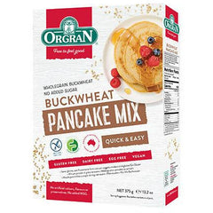 Orgran Buckwheat Pancake Mix - Go Vita Batemans Bay
