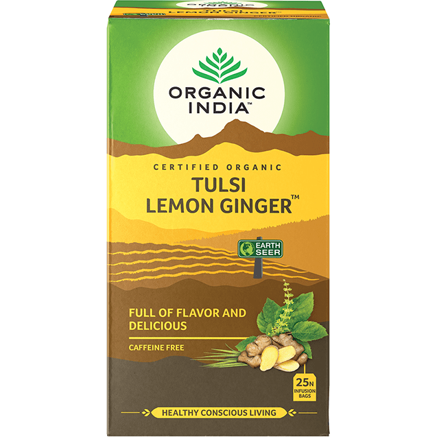 Organic India Tulsi, Lemon & Ginger - Go Vita Batemans Bay