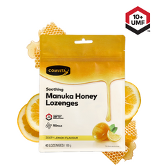 Comvita UMF 10+ Manuka Honey Candy With Propolis (Lemon & Honey) - Go Vita Batemans Bay