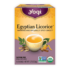 Yogi Egyptian Licorice Tea Bags - Go Vita Batemans Bay