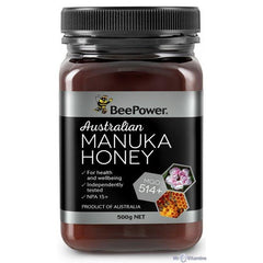 Bee Power Australian Manuka Honey MGO 514+ (UMF 15+) - Go Vita Batemans Bay