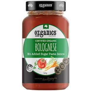 Ozganics Organic Bolognese Pasta Sauce - Go Vita Batemans Bay