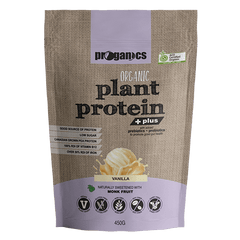 PROGANICS  Plant Protein + plus Vanilla