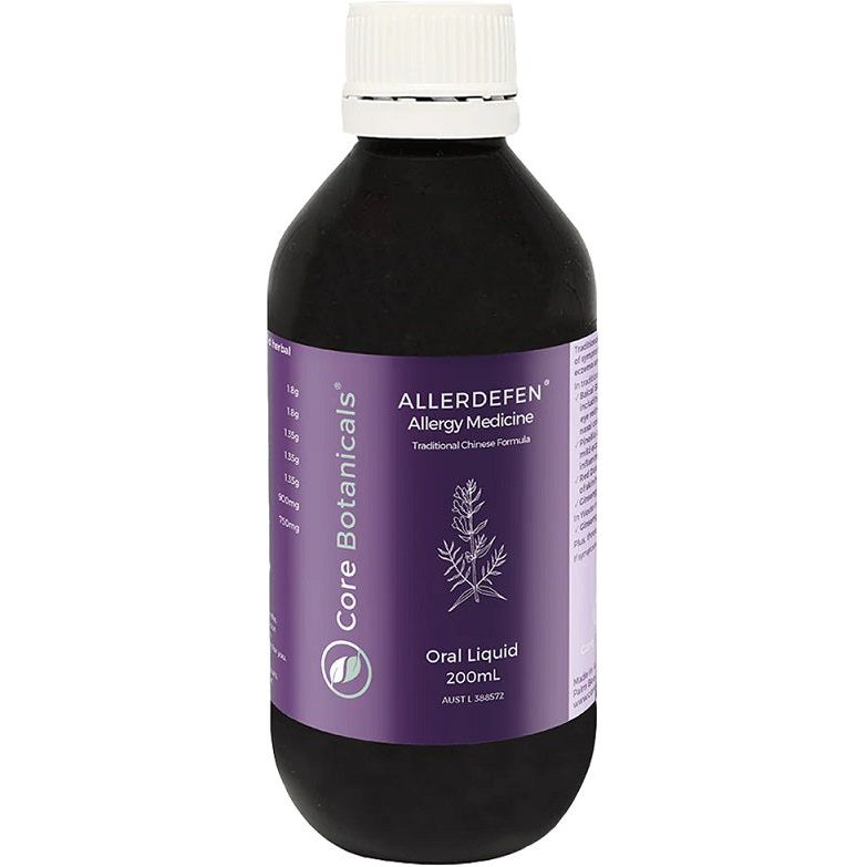 Core Botanicals Allerdefen Allergy Medicine 200ml