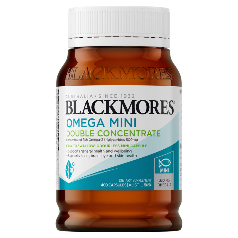 Blackmores Mini Omega Double Concentrate Fish Oil 400