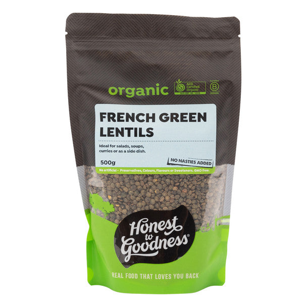 Honest to Goodness French Style Green Lentils