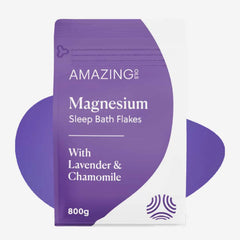 Amazing Oils Magnesium Sleep Bath Flakes 800gm