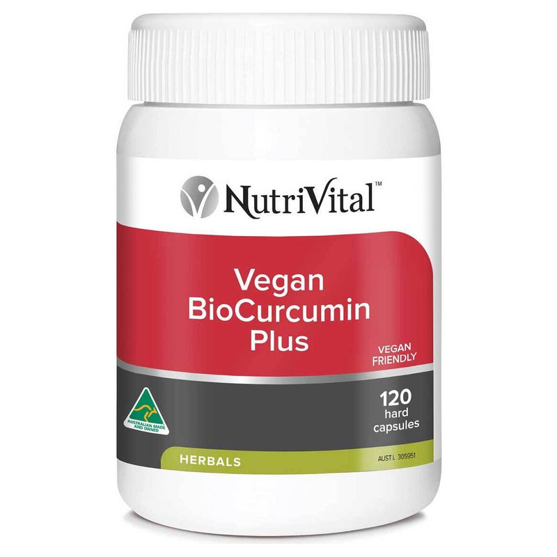 NutriVital Vegan BioCurcumin Plus - Go Vita Batemans Bay