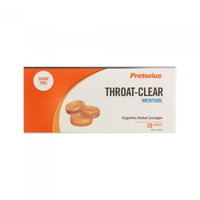 Pretorius Throat Clear Lozenges - Menthol