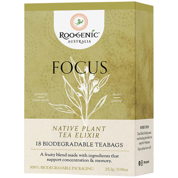 Roogenic Focus Native Tea Elixir | Go Vita Batemans Bay