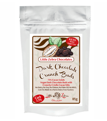 Little Zebra Dark Chocolate Crunch Buds 85g
