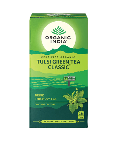 Organic India Tulsi Green Tea Classic 25 Tea Bags