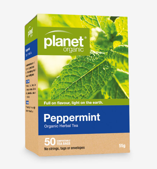Planet Organic Peppermint Tea 50 Tea Bags