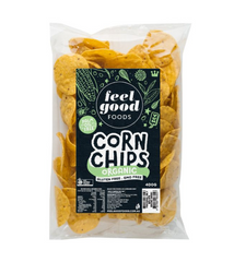 Feel Good Foods Organic Corn Chips- Salted 400g