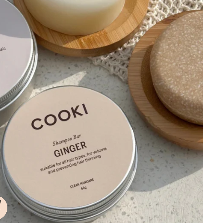 Cooki Ginger Shampoo Tin 65g