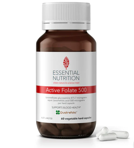 Essential Nutrition Active Folate 500 60 caps