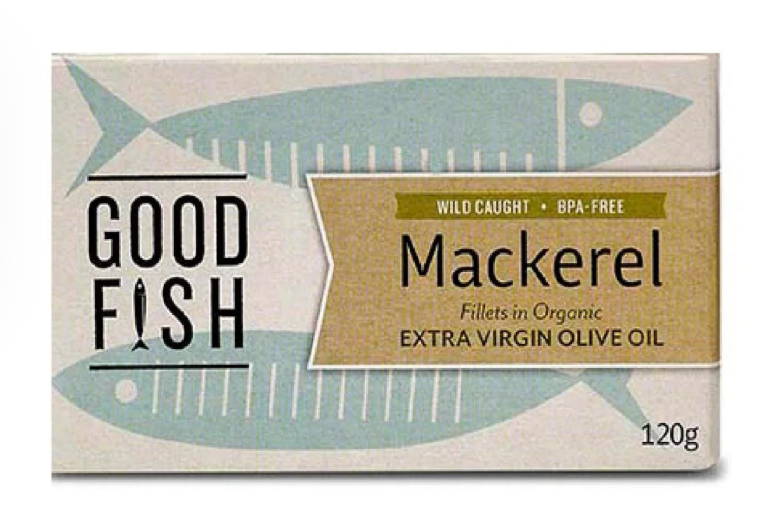Olive Green Organics- GOOD FISH Spanish Mackerel in EVO 125g