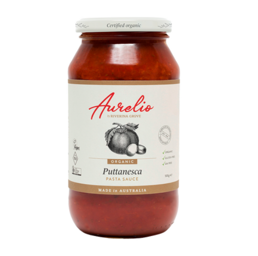 Aurelio Organic Puttanesca Pasta Sauce 500g