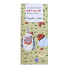 Bennetto Organic Dark Chocolate Pistachios - 100g