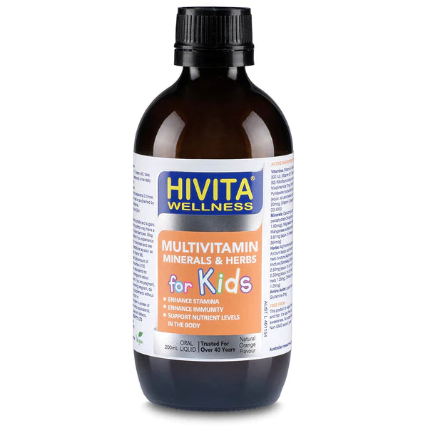 Hivita Multivitamin Minerals and Herbs for Kids 200ml