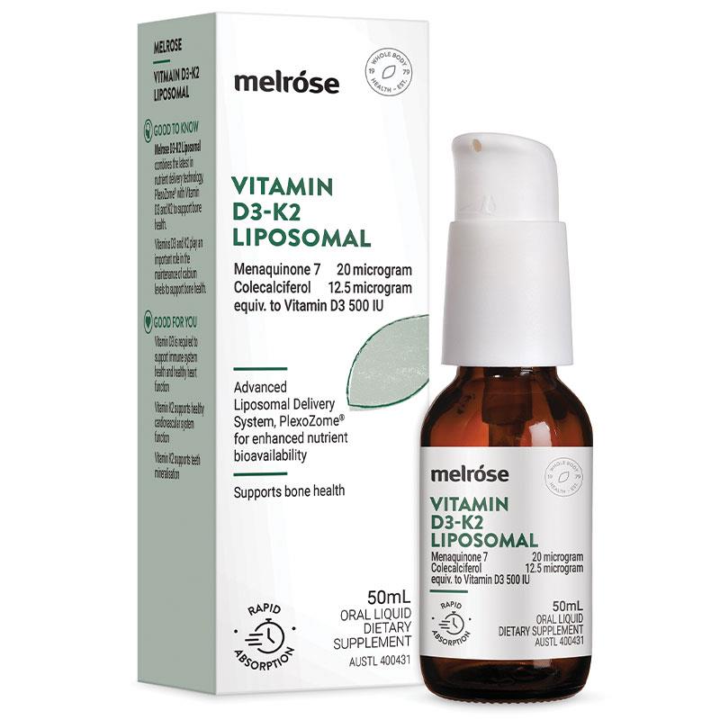 Melrose Vitamin D3-K2 Liposomal 50ml
