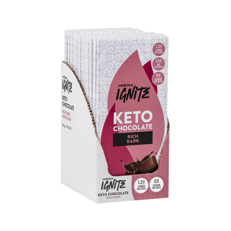 Melrose Ignite Keto Chocolate Rich Dark 100g