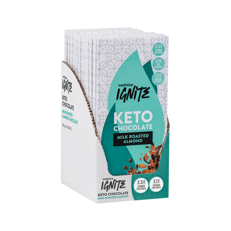 Melrose Ignite Keto Chocolate Milk Roasted Almond 100g