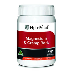NutriVital Magnesium & Cramp Bark - Go Vita Batemans Bay