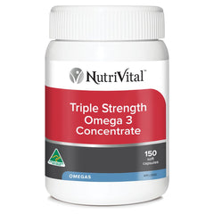 NutriVital Triple Strength Omega 3 Fish Oil - Go Vita Batemans Bay