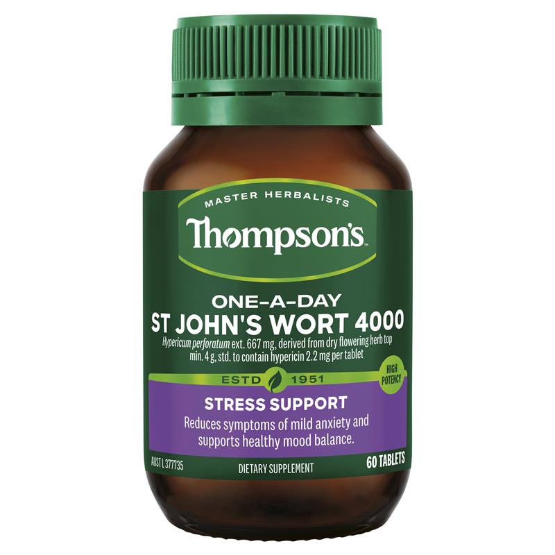 Thompson's One-A-Day St. John's Wort 4000mg 60 Tablets