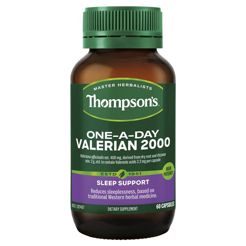 Thompson's One-A-Day Valerian 2000mg 60 Capsules