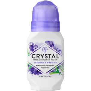 Crystal Essence Roll On Deodorant - Lavender & White Tea - Go Vita Batemans Bay