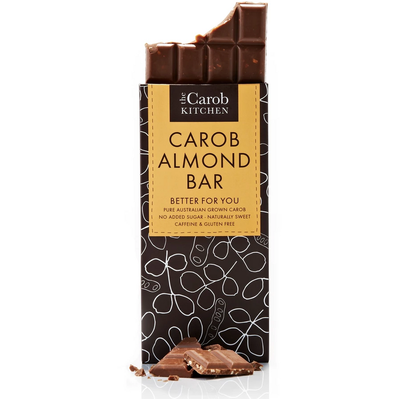 The Carob Kitchen - Carob Almond Bar - Go Vita Batemans Bay