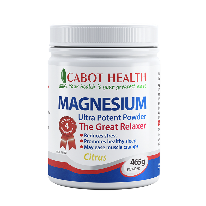 Cabot Health Magnesium Ultra Potent - Go Vita Batemans Bay