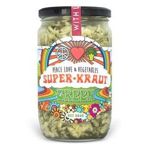 Peace Love & Vegetables Green Superkraut - Go Vita Batemans Bay