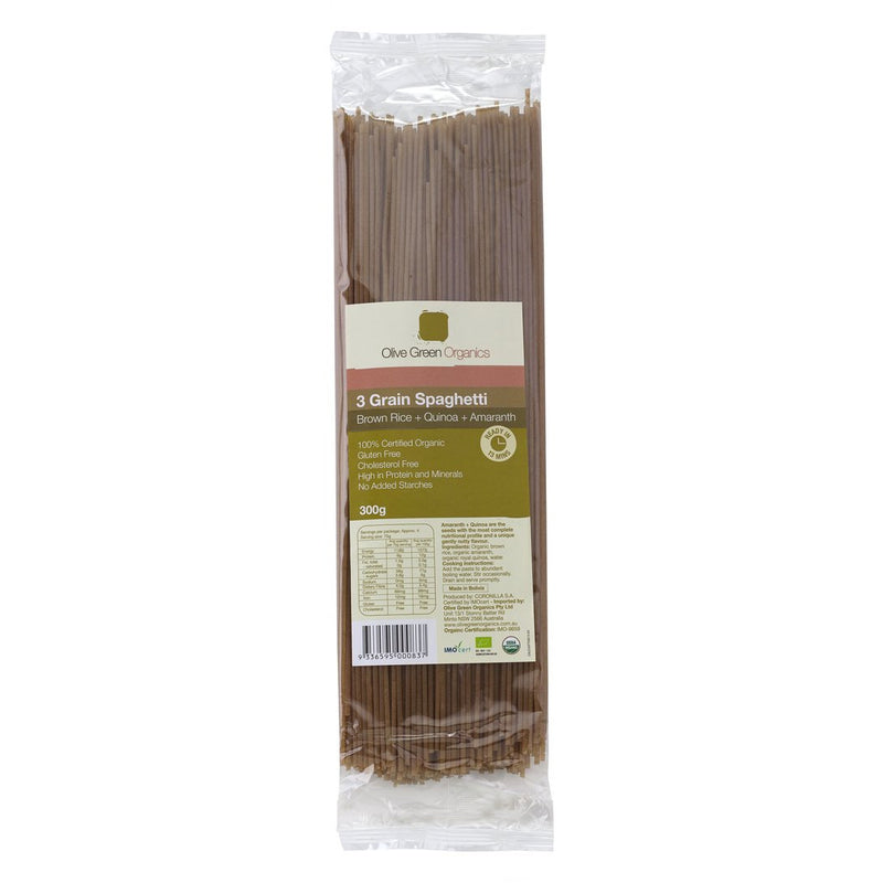 Olive Green Organics Quinoa, Brown Rice & Amaranth Spaghetti - Go Vita Batemans Bay