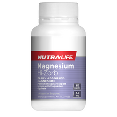 Nutra-Life Magnesium Hi-Zorb - Go Vita Batemans Bay
