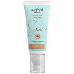 Wotnot Natural Face Sunscreen Mineral Makeup BB Cream Tan
