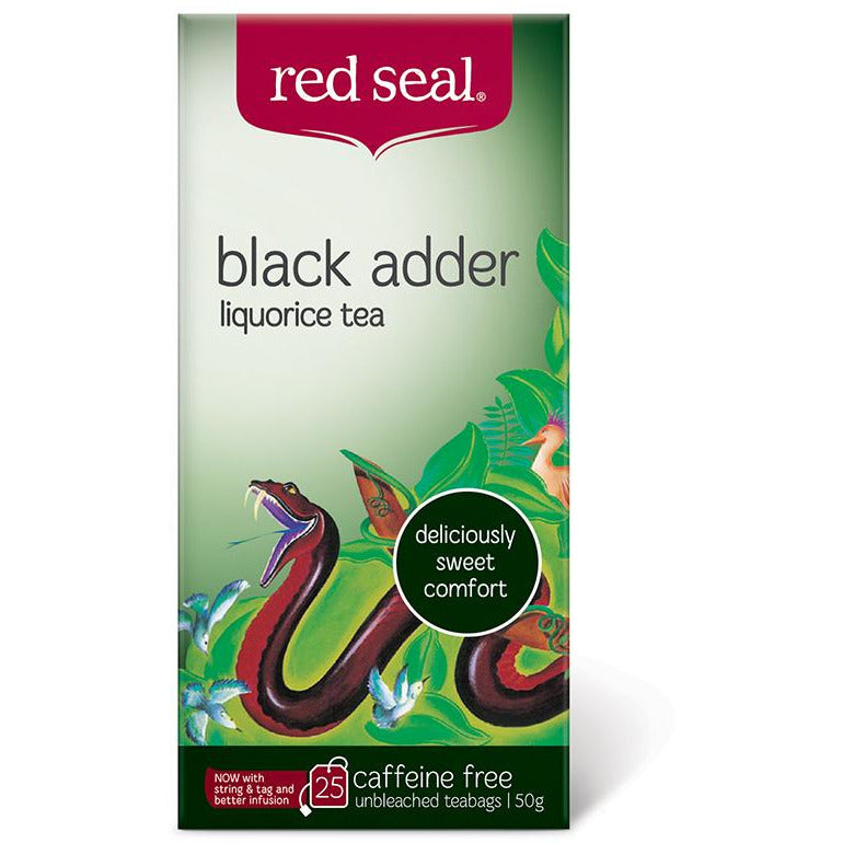 Red Seal Black Adder Tea Bags - Go Vita Batemans Bay