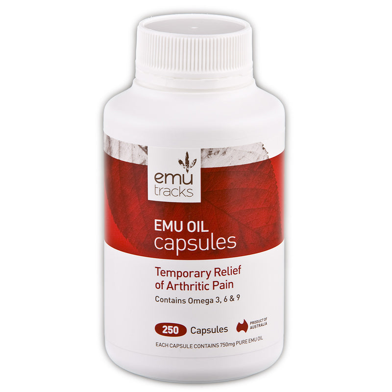 Emu Tracks Emu Oil 750mg Capsules - Go Vita Batemans Bay