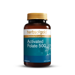 Herbs of Gold Activated Folate 500 - Go Vita Batemans Bay