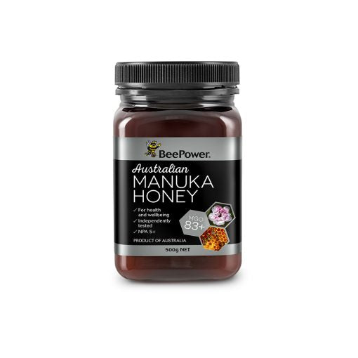 Bee Power Australian Manuka Honey MGO 83+ (UMF 5+) - Go Vita Batemans Bay