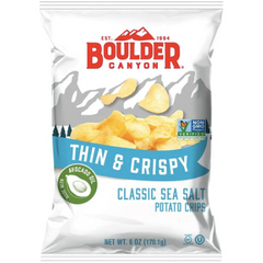 Boulder Canyon Thin & Crispy in Avocado Oil- Classic Sea Salt