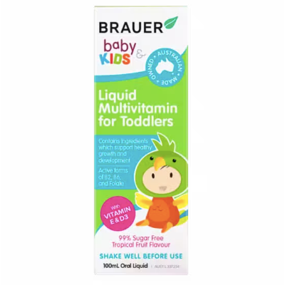 Brauer's Liquid Multivitamin for Toddlers 100ml