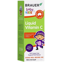 Brauer's Kids Liquid Vitamin C 100ml