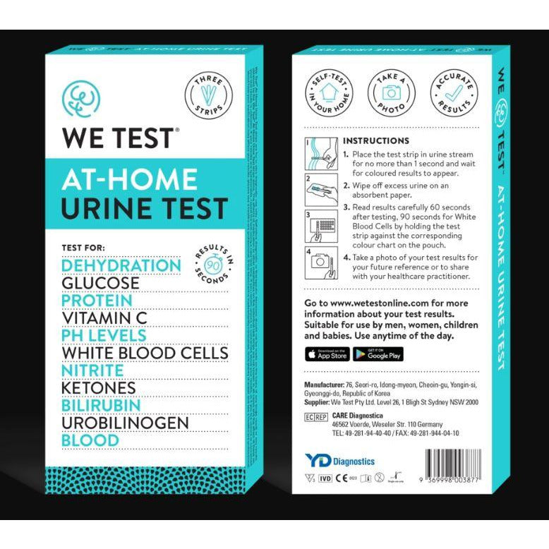 We Test Urine Test - 3 strips - Go Vita Batemans Bay