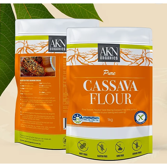 AKN Organics Cassava Flour - Go Vita Batemans Bay